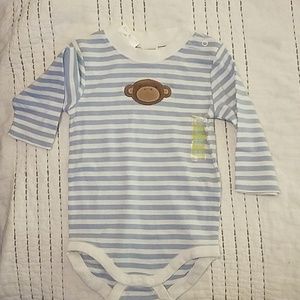 Monkey striped Onesie